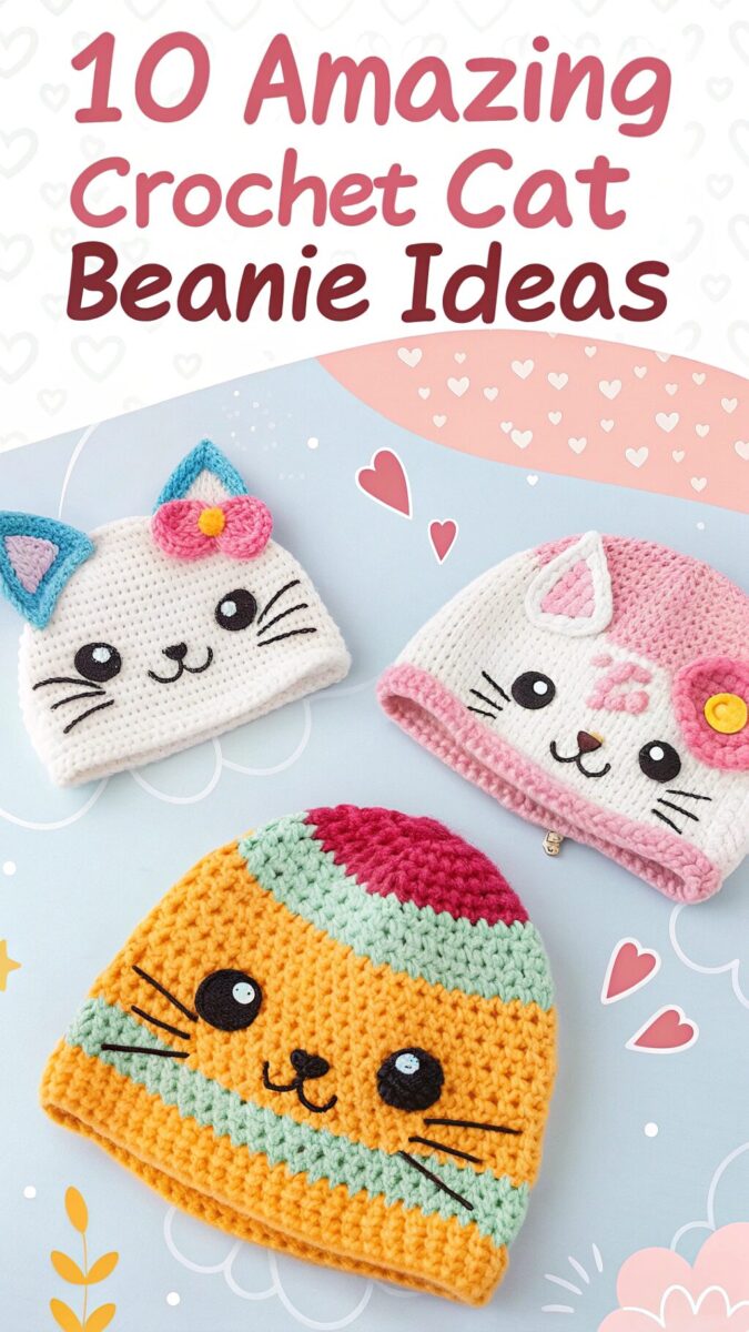 Crochet Cat Beanie Ideas