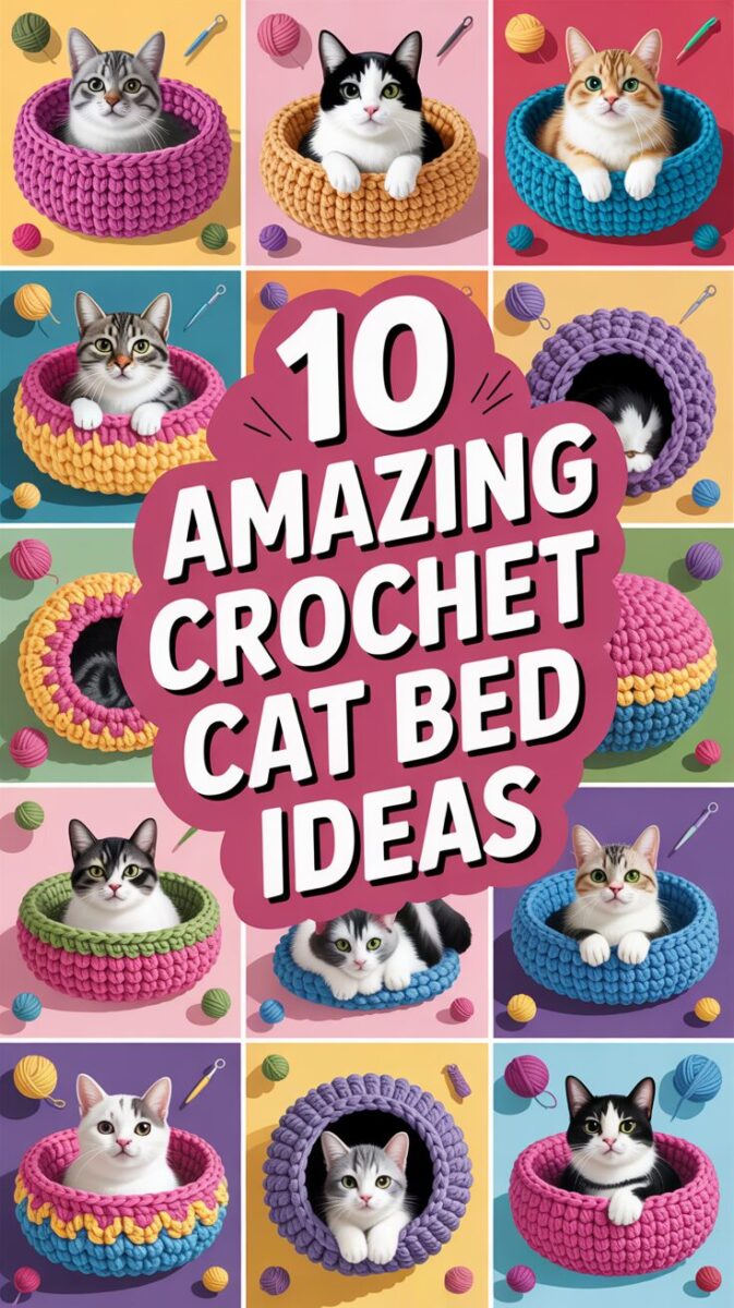Crochet Cat Bed Ideas