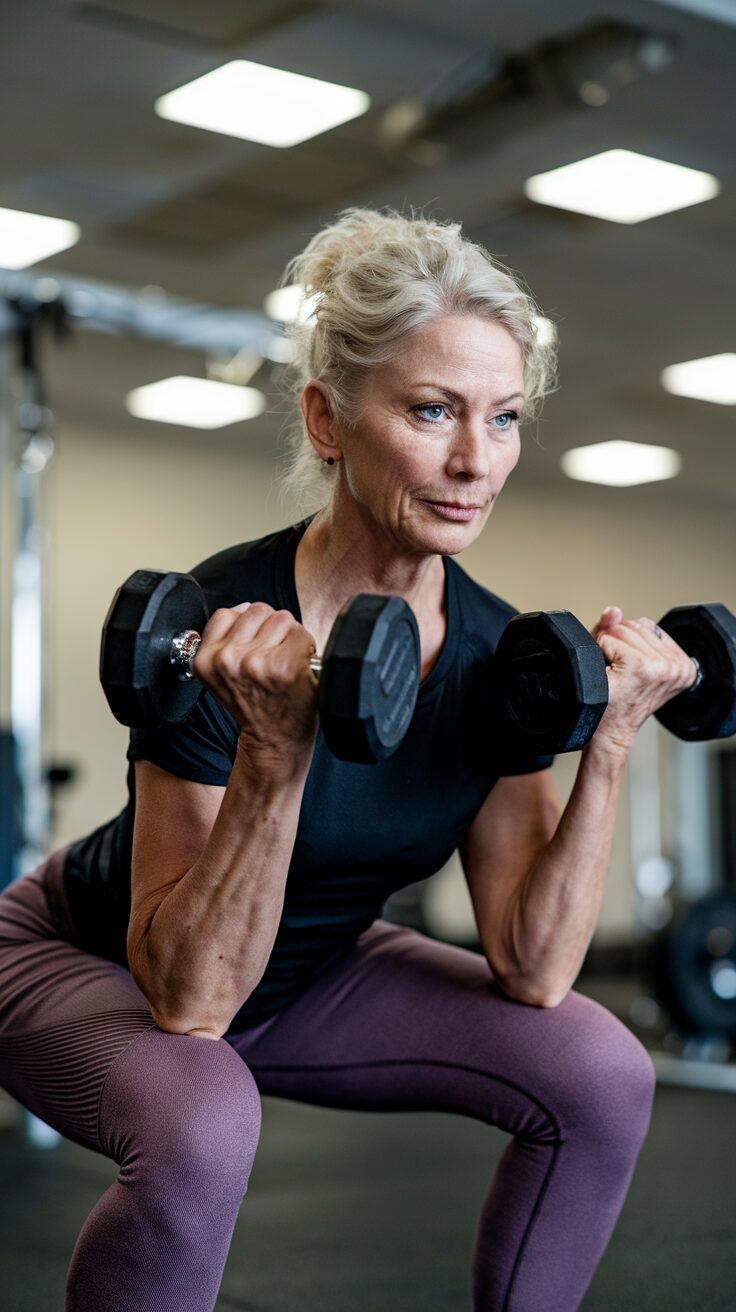 Goblet Squats With Dumbbell