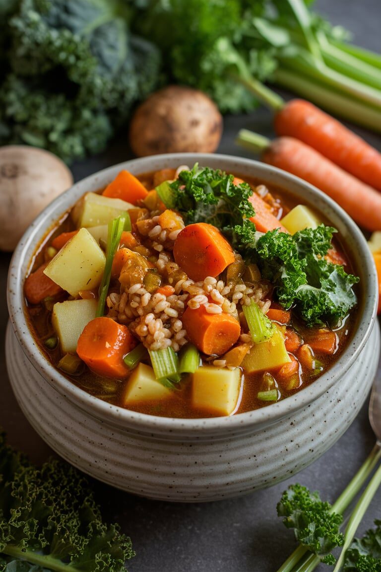 Hearty Vegetable Barley Stew