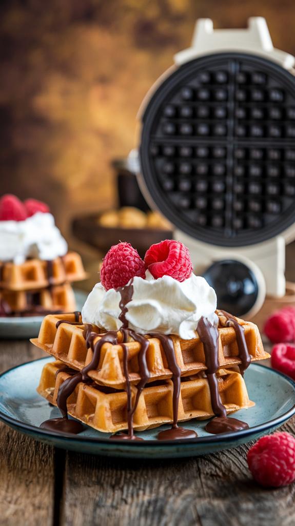 indulgent chocolate waffle brownies