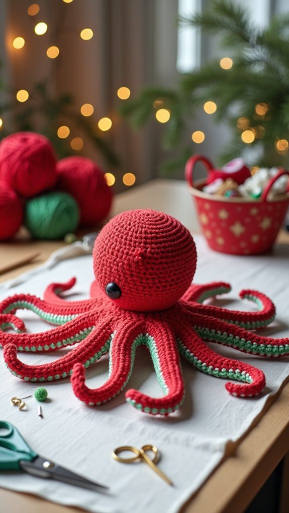 joyful seasonal sea creature