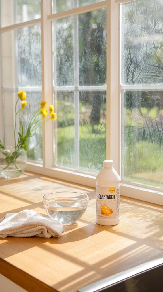 natural cornstarch cleaning solution
