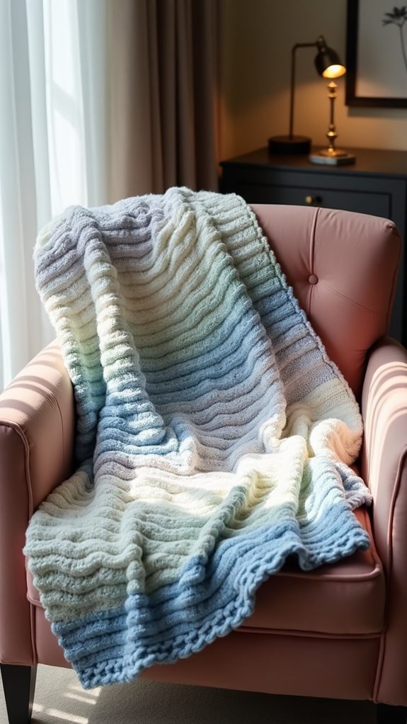 personalized crochet weighted blanket