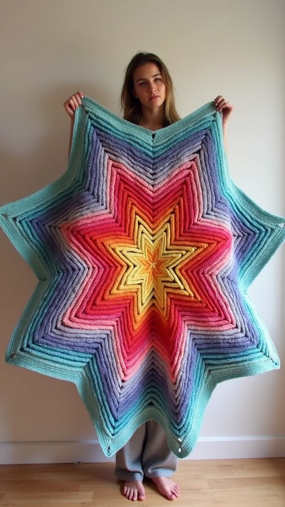personalized star blanket design