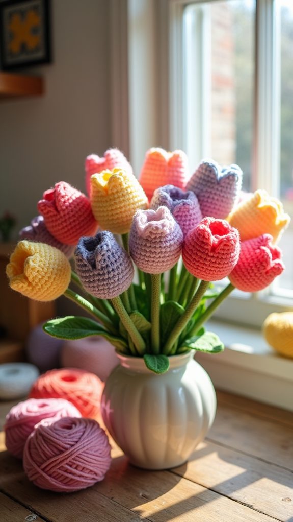 playful floral arrangement showcase