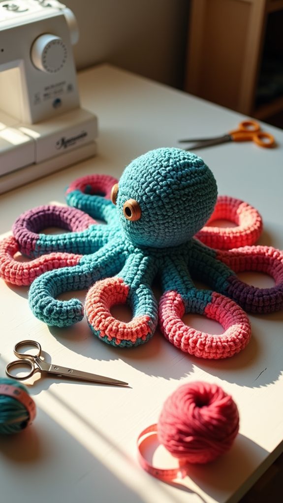 playful octopus decor piece
