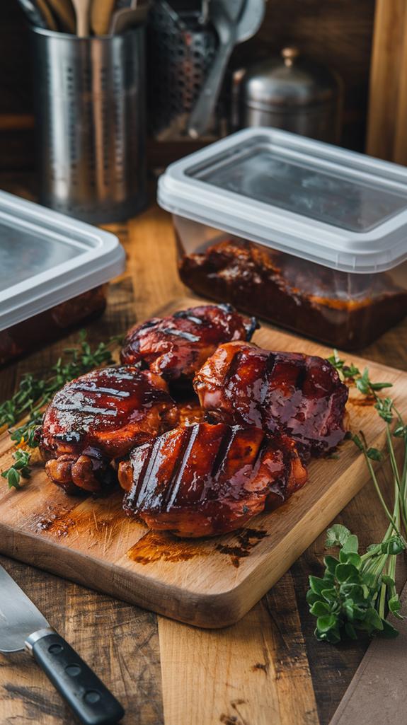 properly storing leftover food