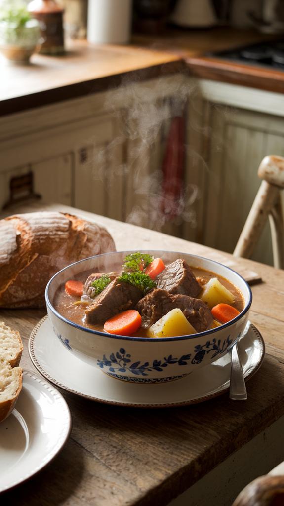 savory slow cooked beef stew