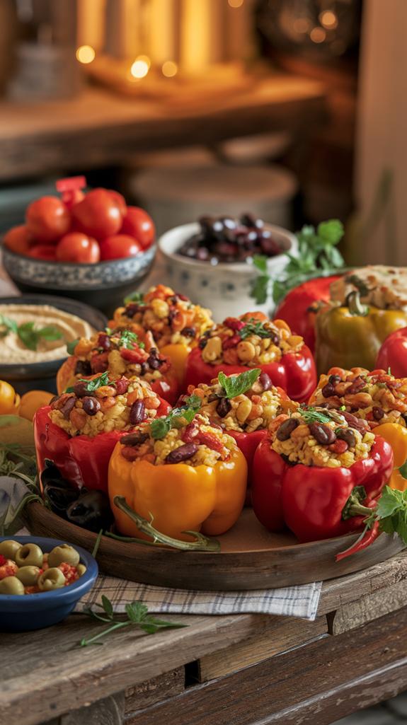 savory stuffed bell peppers