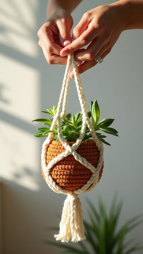 simple crochet hanger tutorial