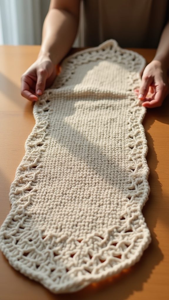 simple hue table runner
