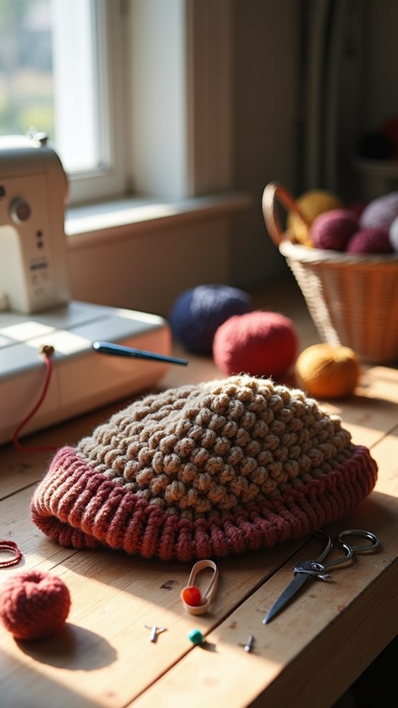 simple knit hat pattern