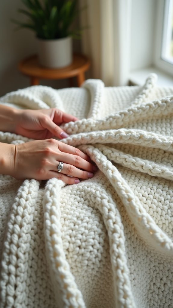 simple solid color blanket