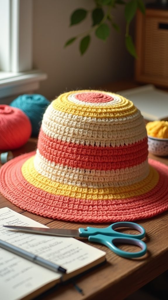 striped summer fashion accessory