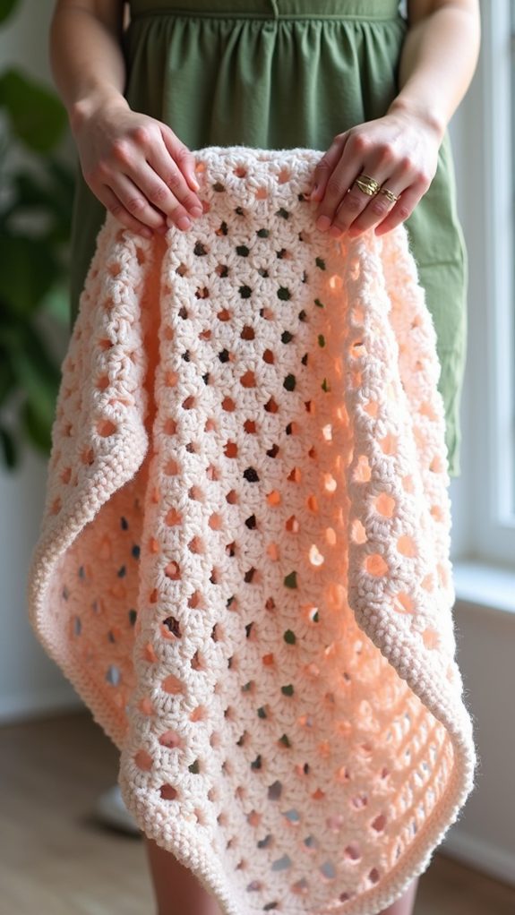 summer crochet blanket design