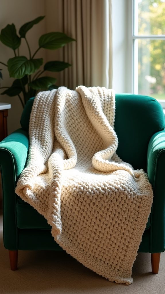 sustainable handmade crochet blanket