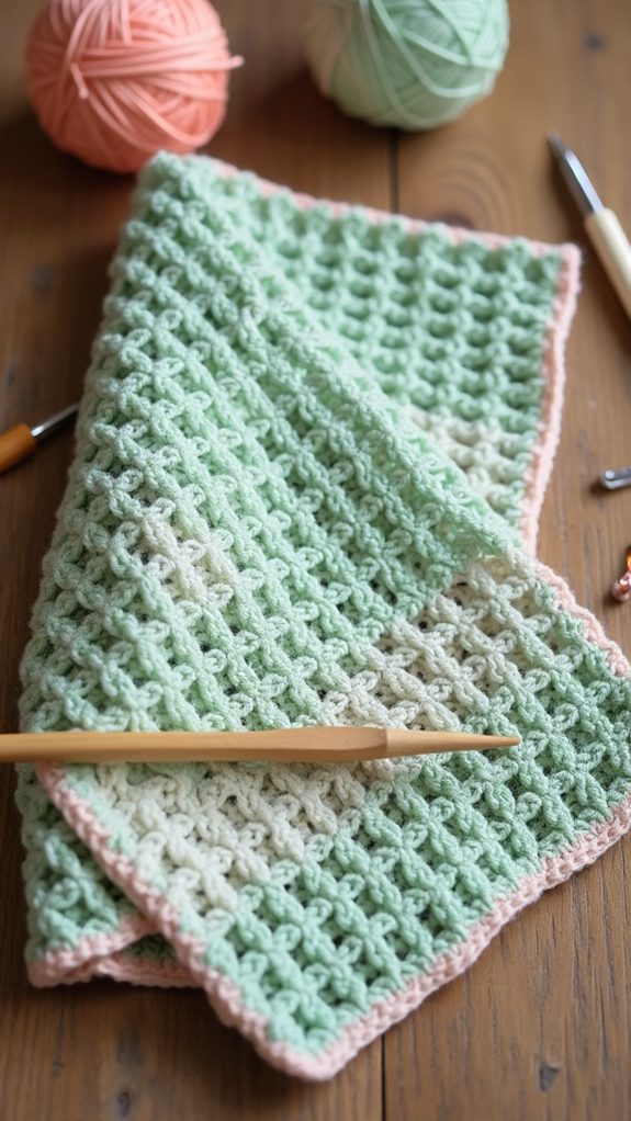 textured kitchen towel design