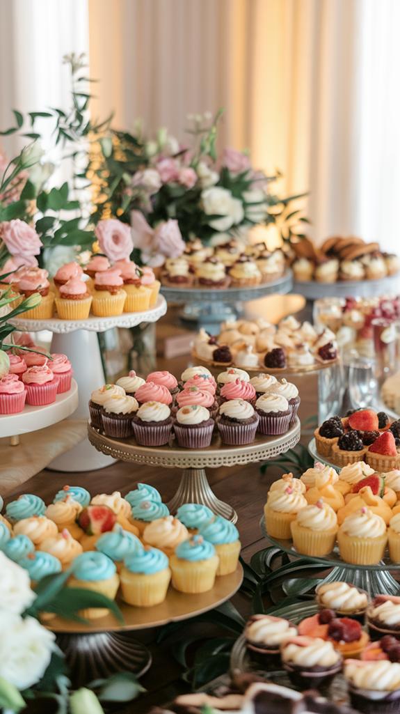 variety of sweet treats