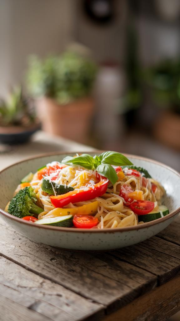 vegetable pasta dish recipe