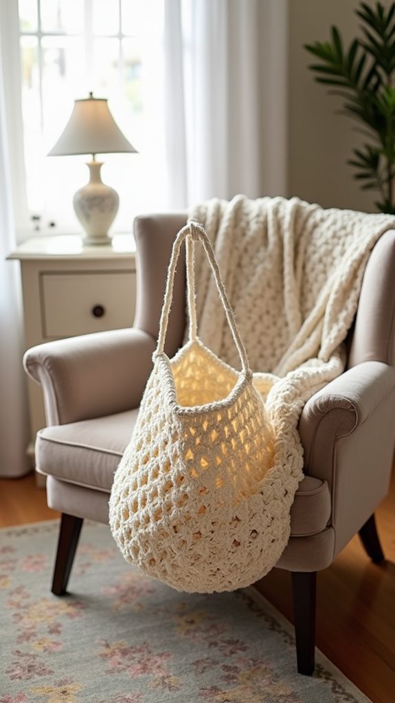 versatile handmade crochet baskets