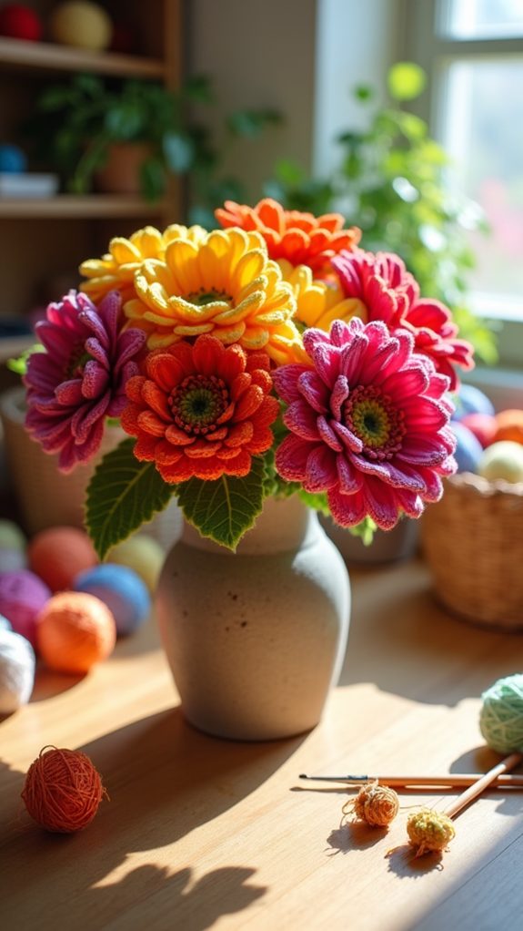 vibrant floral arrangement display