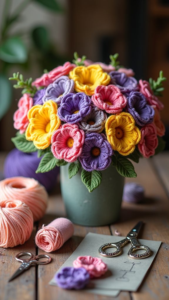 vibrant floral arrangement display