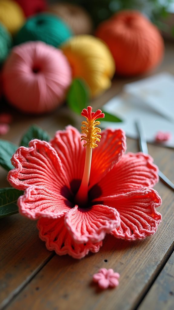 vibrant tropical flower beauty