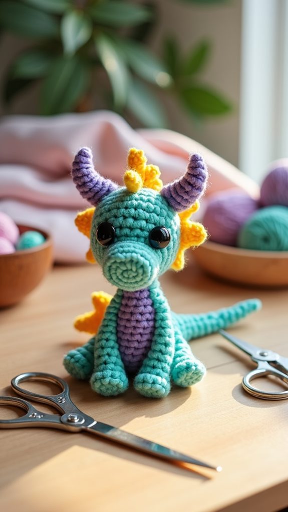 adorable baby dragon accessory