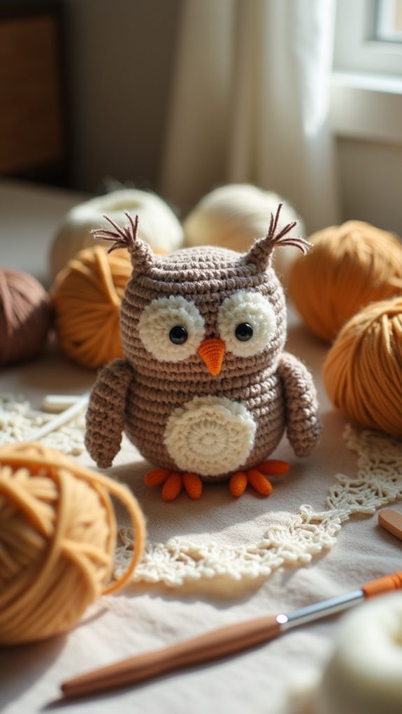 adorable crochet baby owl
