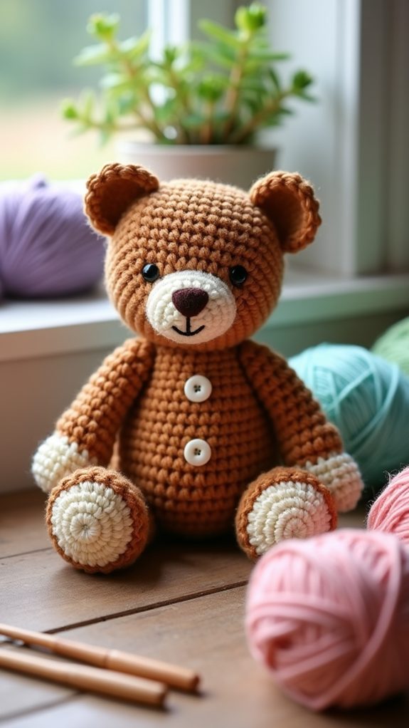 adorable crochet teddy bear