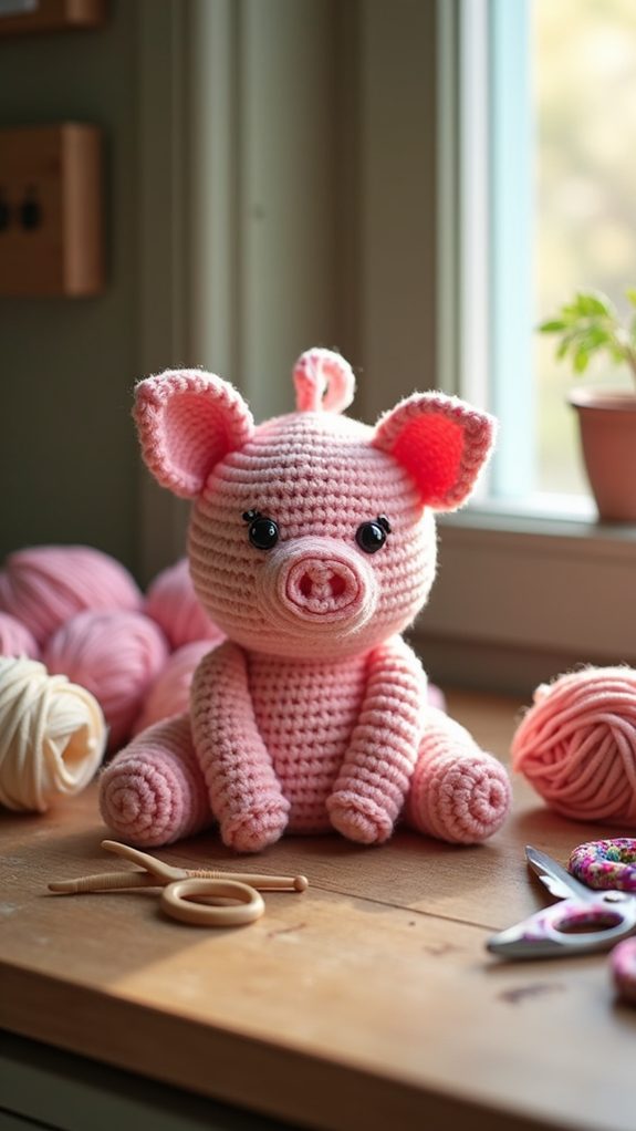 adorable cuddle pig plushie