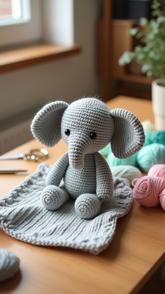 adorable elephant plush toy