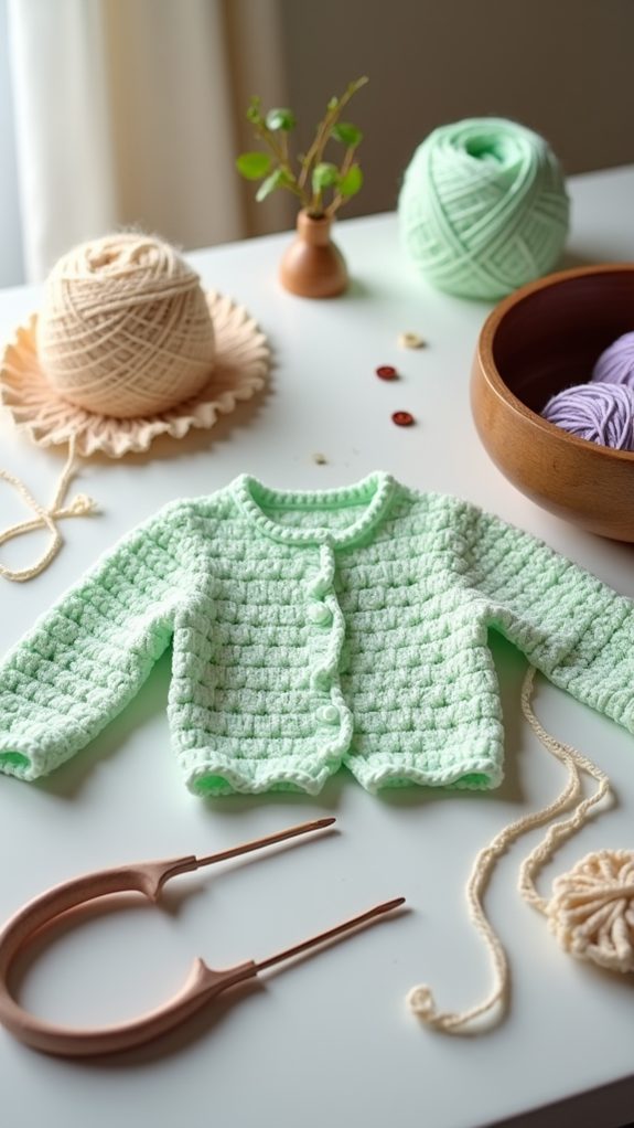 adorable handcrafted crochet sweaters