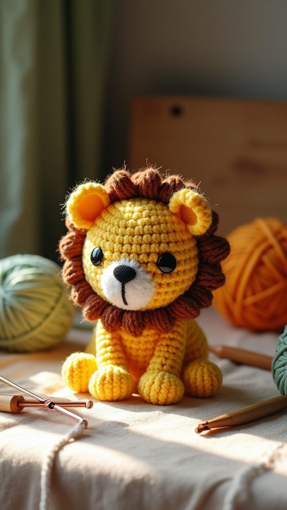 adorable lion backpack accessory