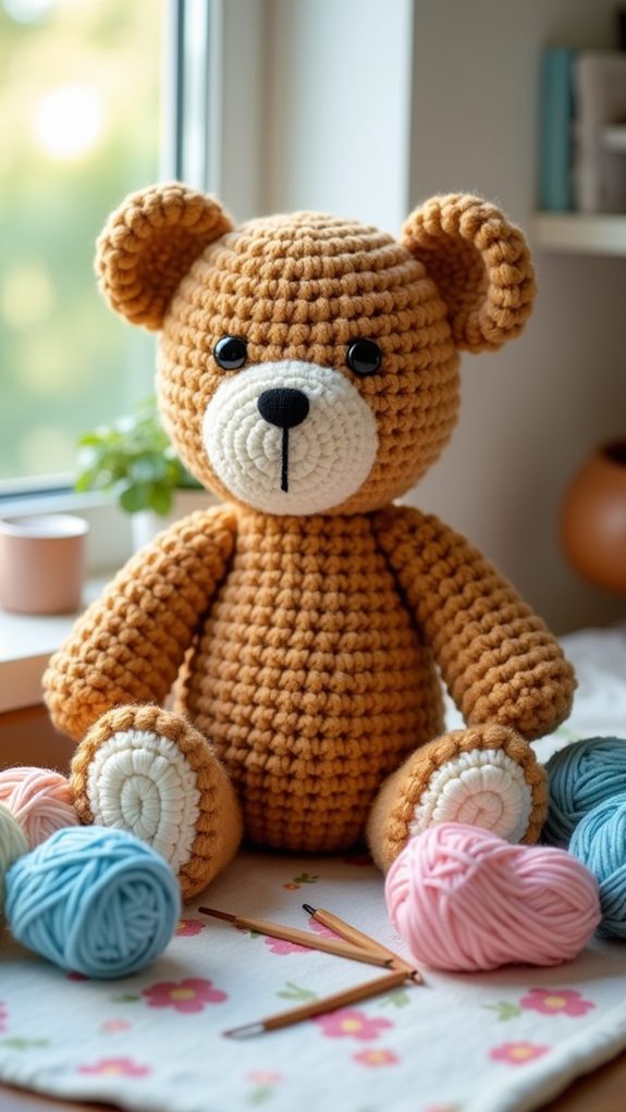 adorable plush teddy bear