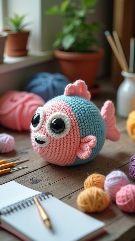 adorable puffed fish