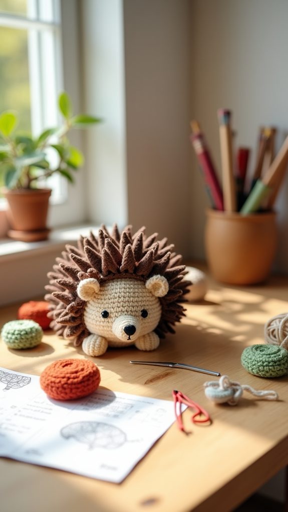 adorable soft hedgehog toy