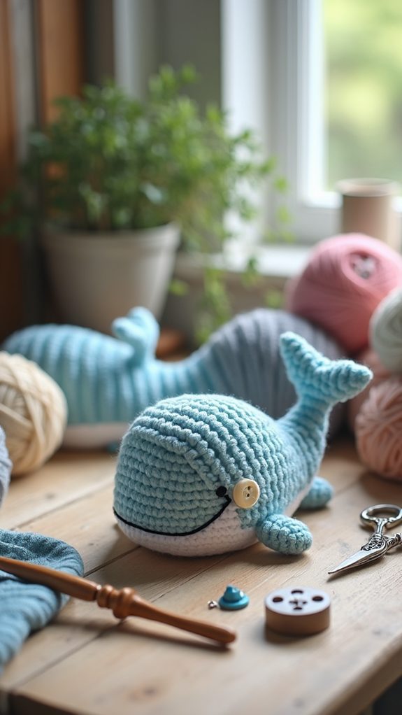 adorable whale shaped rattle