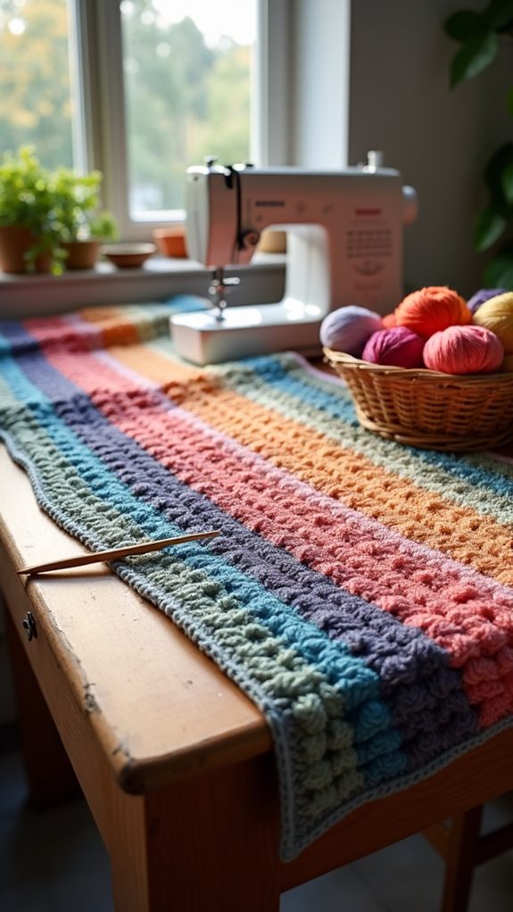 art of threading fabric