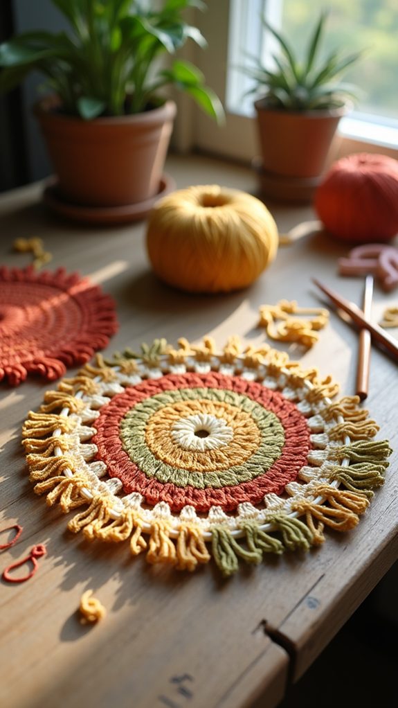 artistic bohemian style coaster