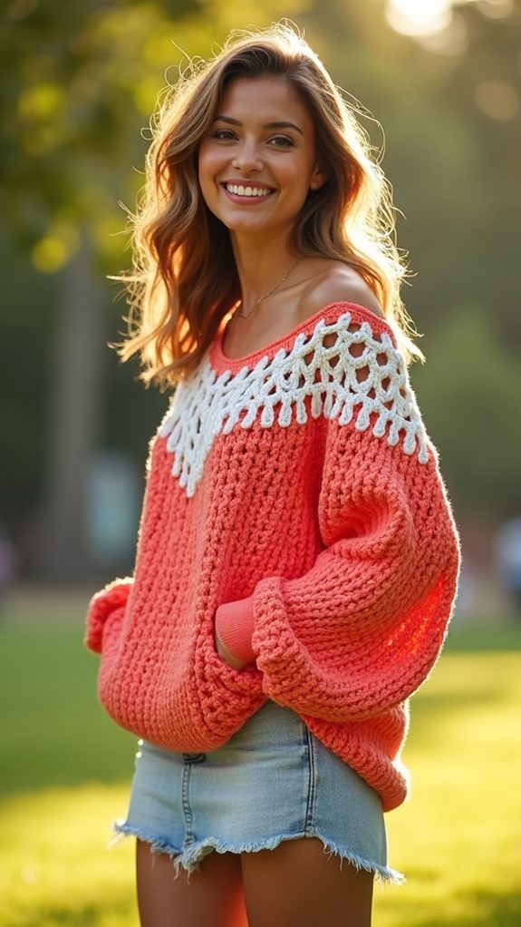 athletic knitted pullover design