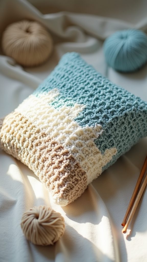 beach themed decorative cushion