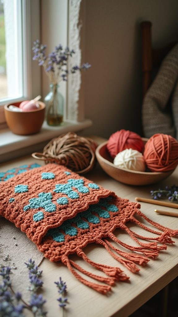 bohemian chic fabric bag