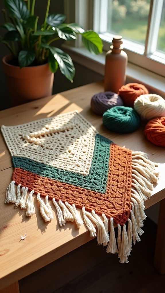 bohemian style fringe accessory