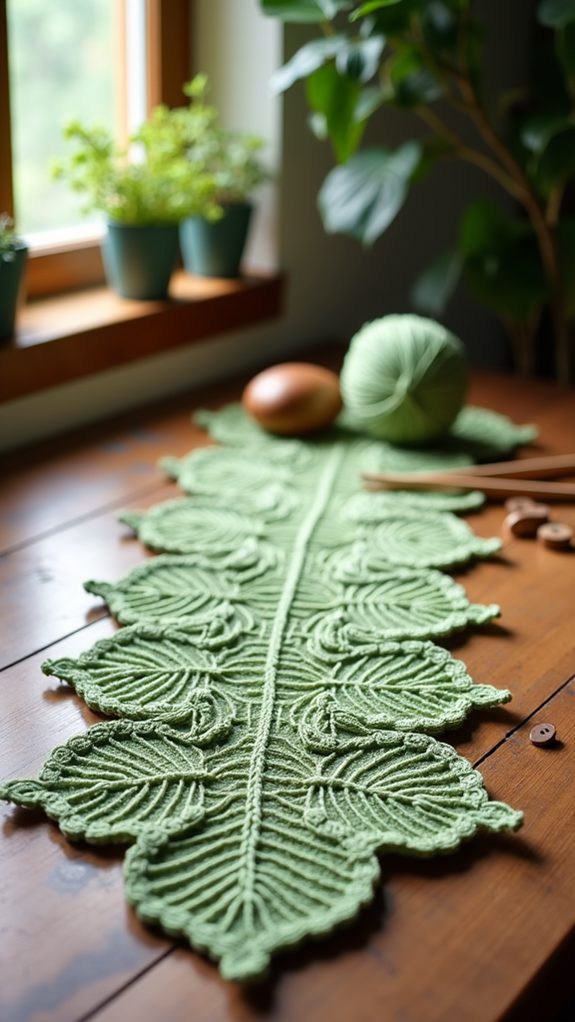 botanical inspired table decor