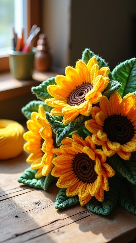 bright floral centerpiece display
