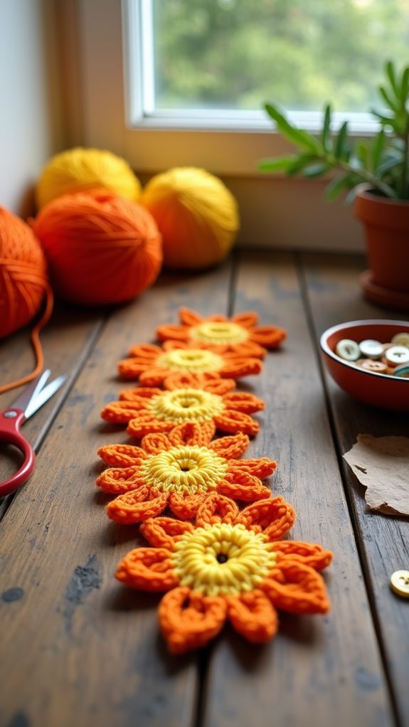 bright floral reading accessory