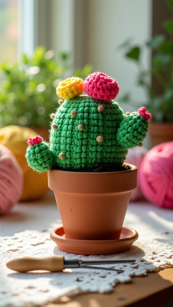 cactus crochet pattern kit