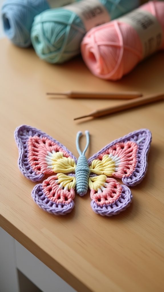 charming butterfly fabric design